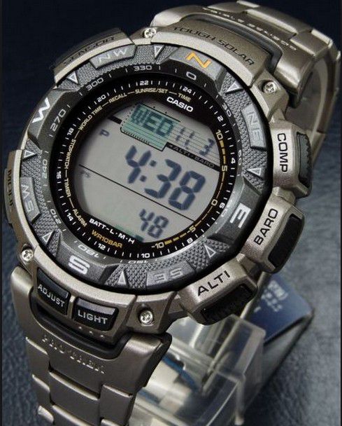 casio solar pathfinder watch